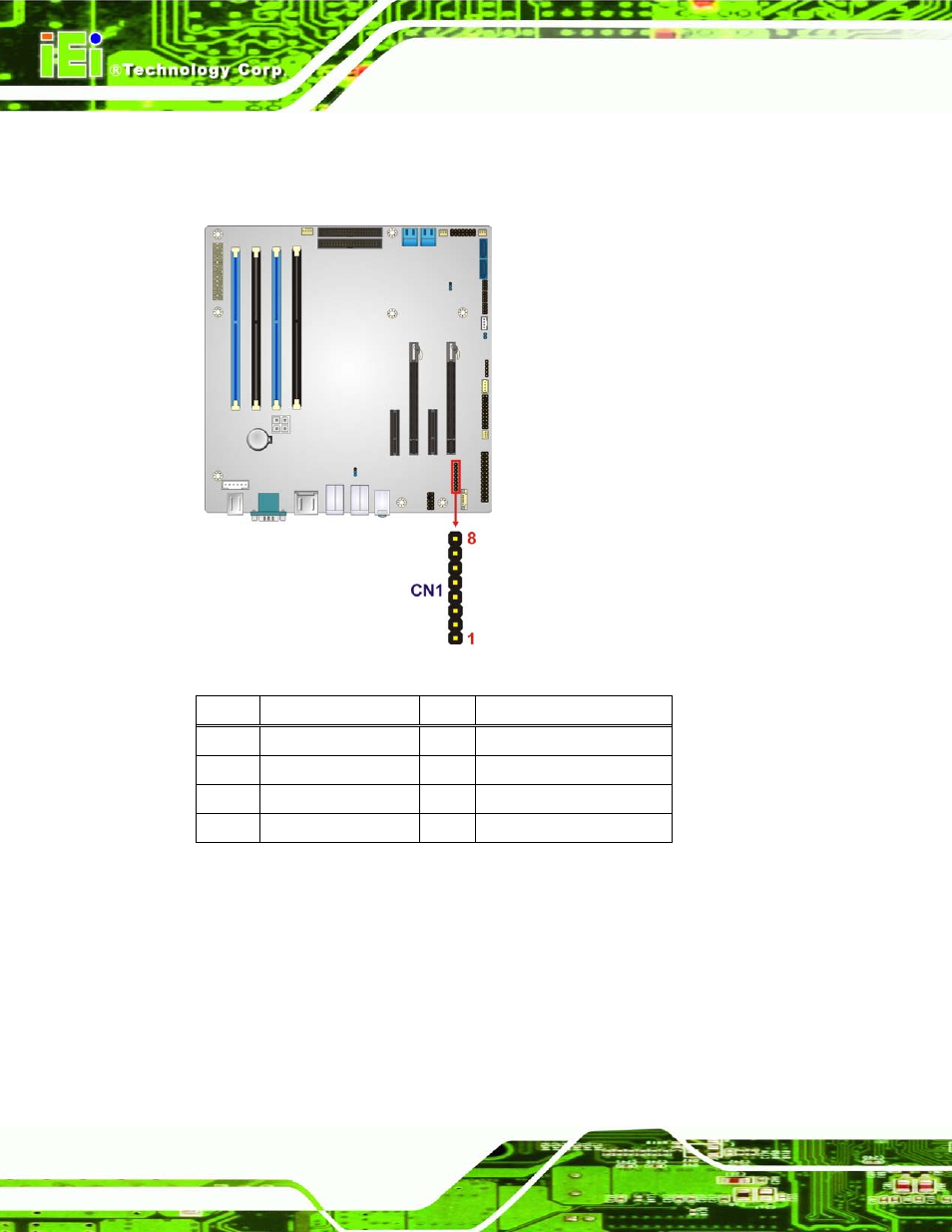 10 infrared interface connector, Figure 3-10: fw programming connector location, Table 3-9: fw programming connector pinouts | IEI Integration IMB-C2160 User Manual | Page 41 / 205