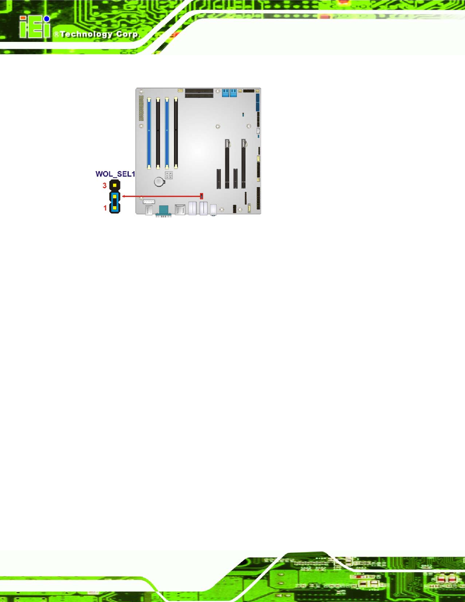 5 internal peripheral device connections, 1 sata drive connection, Nternal | Eripheral, Evice, Onnections, Figure 4-11: wol mode select jumper location | IEI Integration IMB-C2160 User Manual | Page 75 / 205