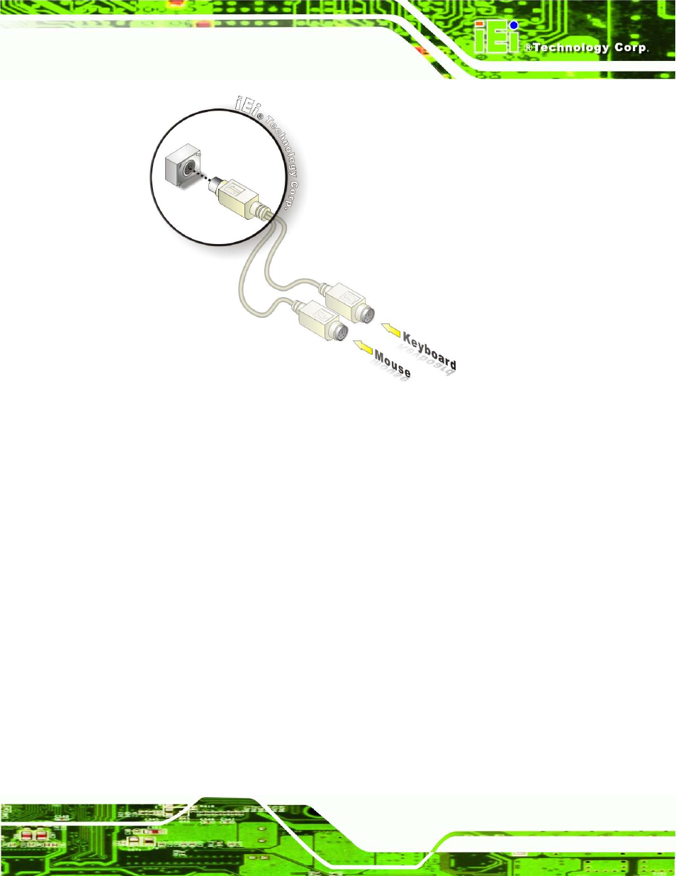 4 serial device connection, Figure 4-16: ps/2 keyboard/mouse connector | IEI Integration IMB-C2160 User Manual | Page 80 / 205