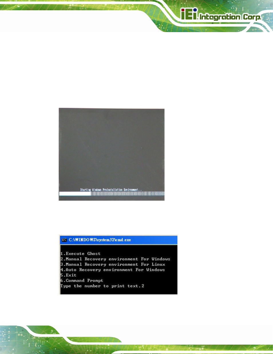 C.2.4 building the recovery partition | IEI Integration IMB-Q870-i2 User Manual | Page 181 / 223