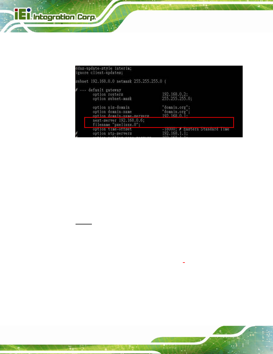 C.6.2 configure tftp settings | IEI Integration IMB-Q870-i2 User Manual | Page 204 / 223