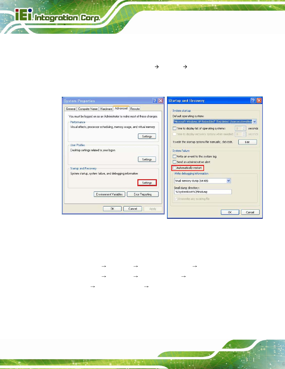 C.6.6 setup a client system for auto recovery | IEI Integration IMB-Q870-i2 User Manual | Page 208 / 223