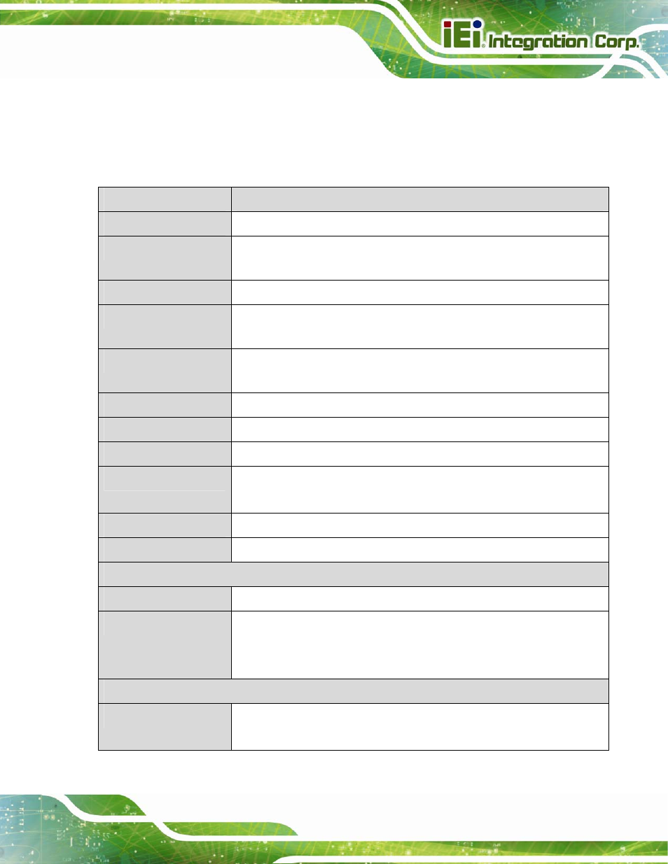 7 technical specifications | IEI Integration IMB-Q870-i2 User Manual | Page 23 / 223
