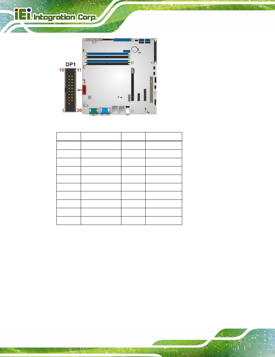6 digital i/o connector | IEI Integration IMB-Q870-i2 User Manual | Page 40 / 223