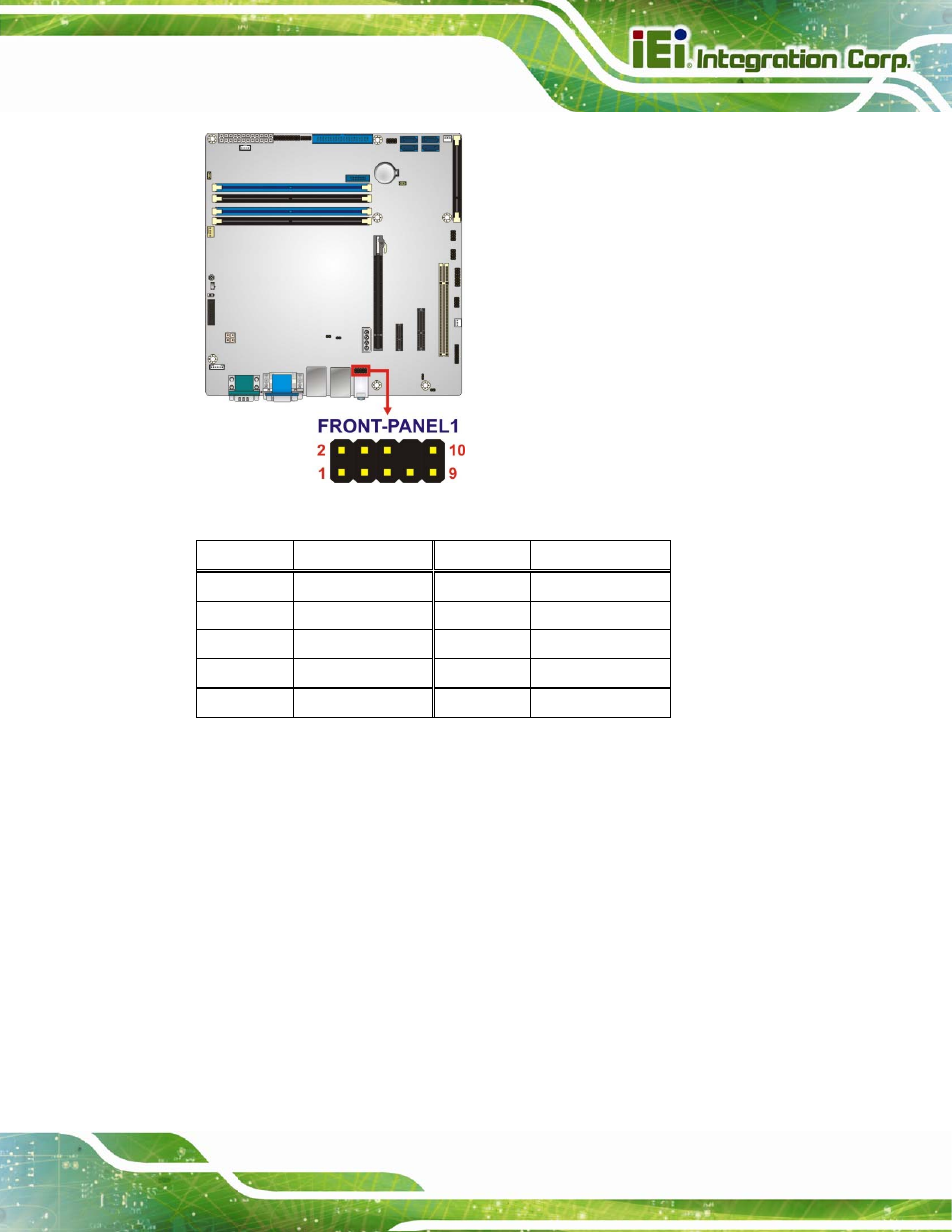 11 front panel connector | IEI Integration IMB-Q870-i2 User Manual | Page 45 / 223