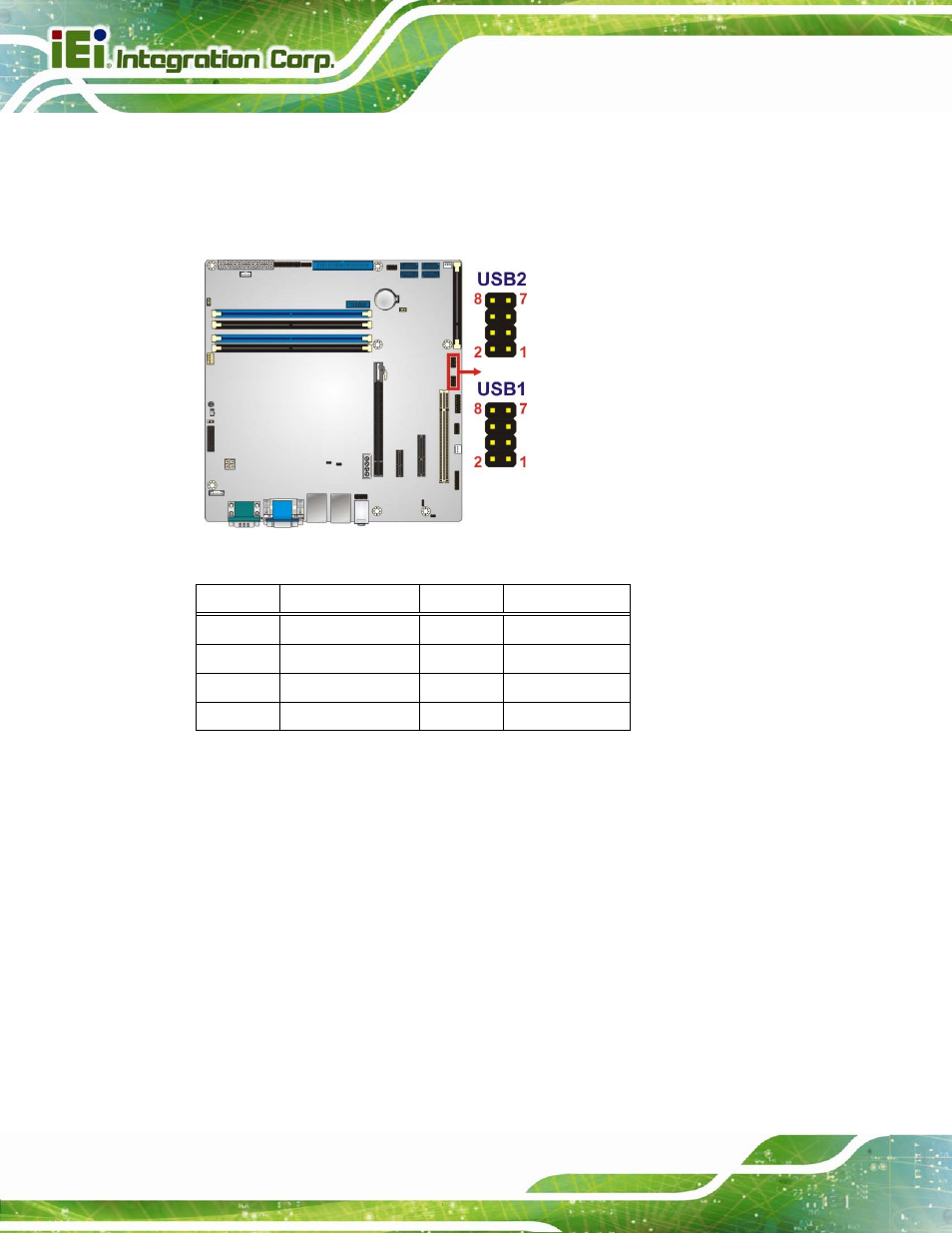 26 usb 3.0 connector | IEI Integration IMB-Q870-i2 User Manual | Page 60 / 223