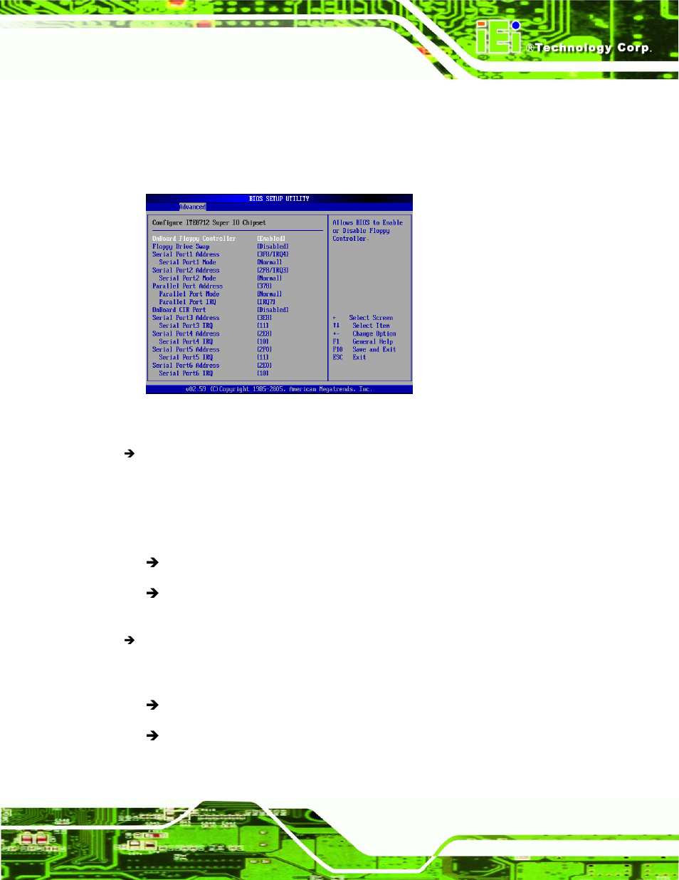 4 super io configuration | IEI Integration IMBA-9454 v1.00 User Manual | Page 139 / 228
