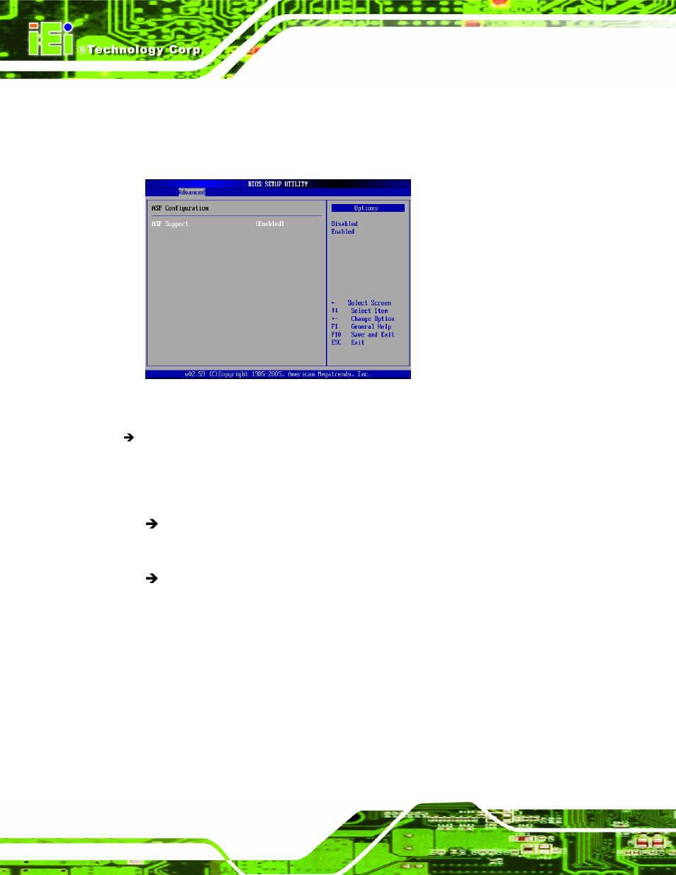 8 asf configuration | IEI Integration IMBA-9454 v1.00 User Manual | Page 152 / 228