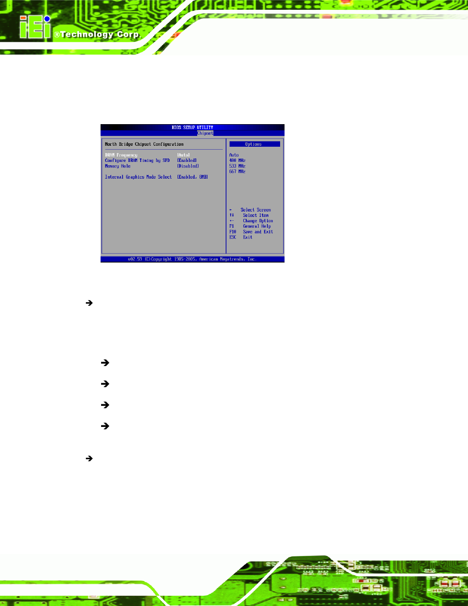 1 northbridge configuration | IEI Integration IMBA-9454 v1.00 User Manual | Page 168 / 228