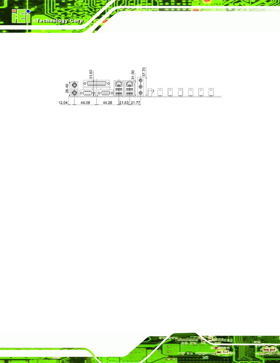 2 external interface panel dimensions | IEI Integration IMBA-9454 v1.00 User Manual | Page 28 / 228