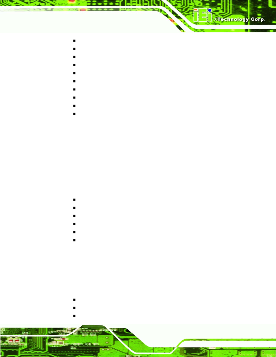2 intel® ich7 audio codec ’97 controller, 3 intel® ich7 ide interface, 2 intel | Ich7 audio codec ’97 controller, 3 intel, Ich7 ide interface | IEI Integration IMBA-9454 v1.00 User Manual | Page 35 / 228