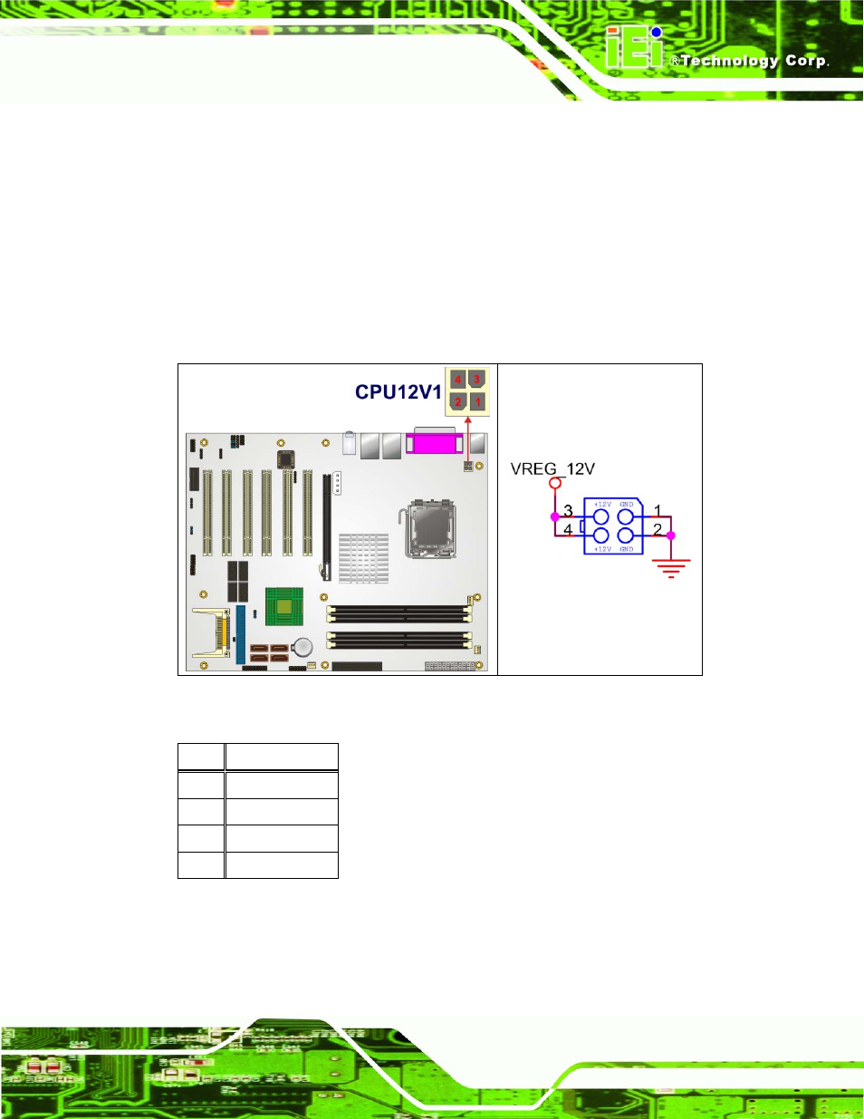 1 atx power supply connector (4-pins) | IEI Integration IMBA-9454 v1.00 User Manual | Page 53 / 228