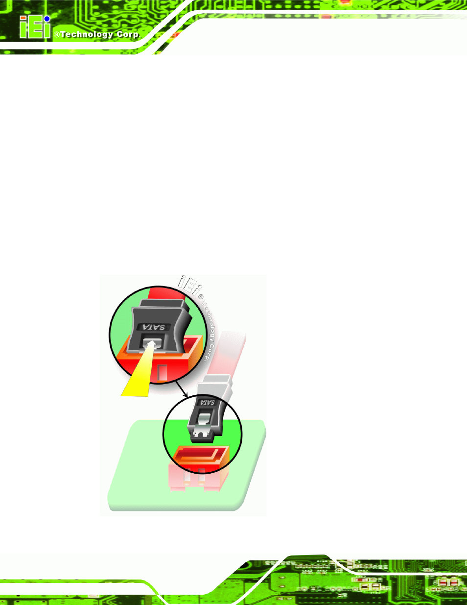 4 sata drive connection, Figure 5-15: sata drive cable connection | IEI Integration IMBA-9454 v4.02 User Manual | Page 108 / 205