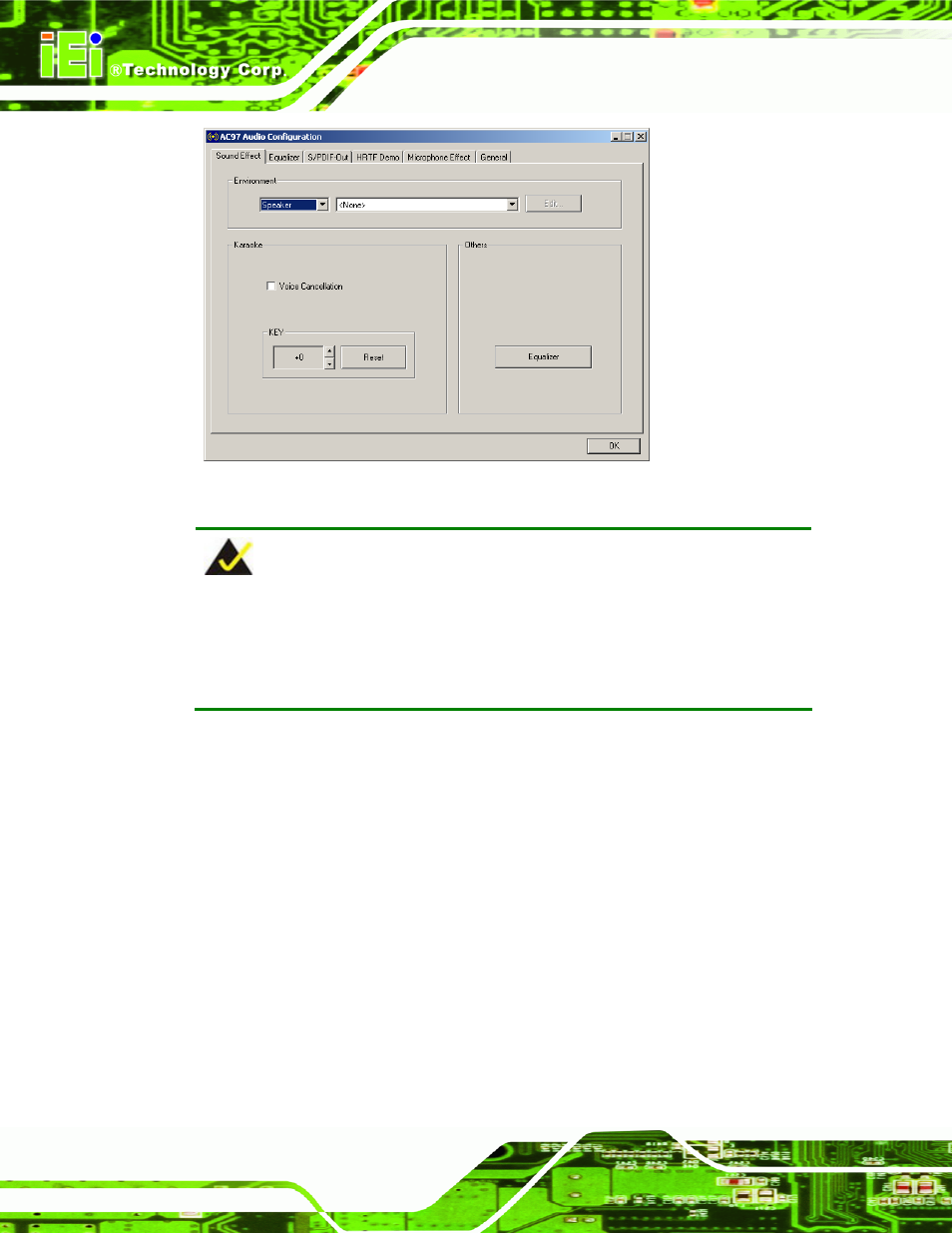 D.2.2 sound effect manager configuration options | IEI Integration IMBA-9454 v4.02 User Manual | Page 196 / 205