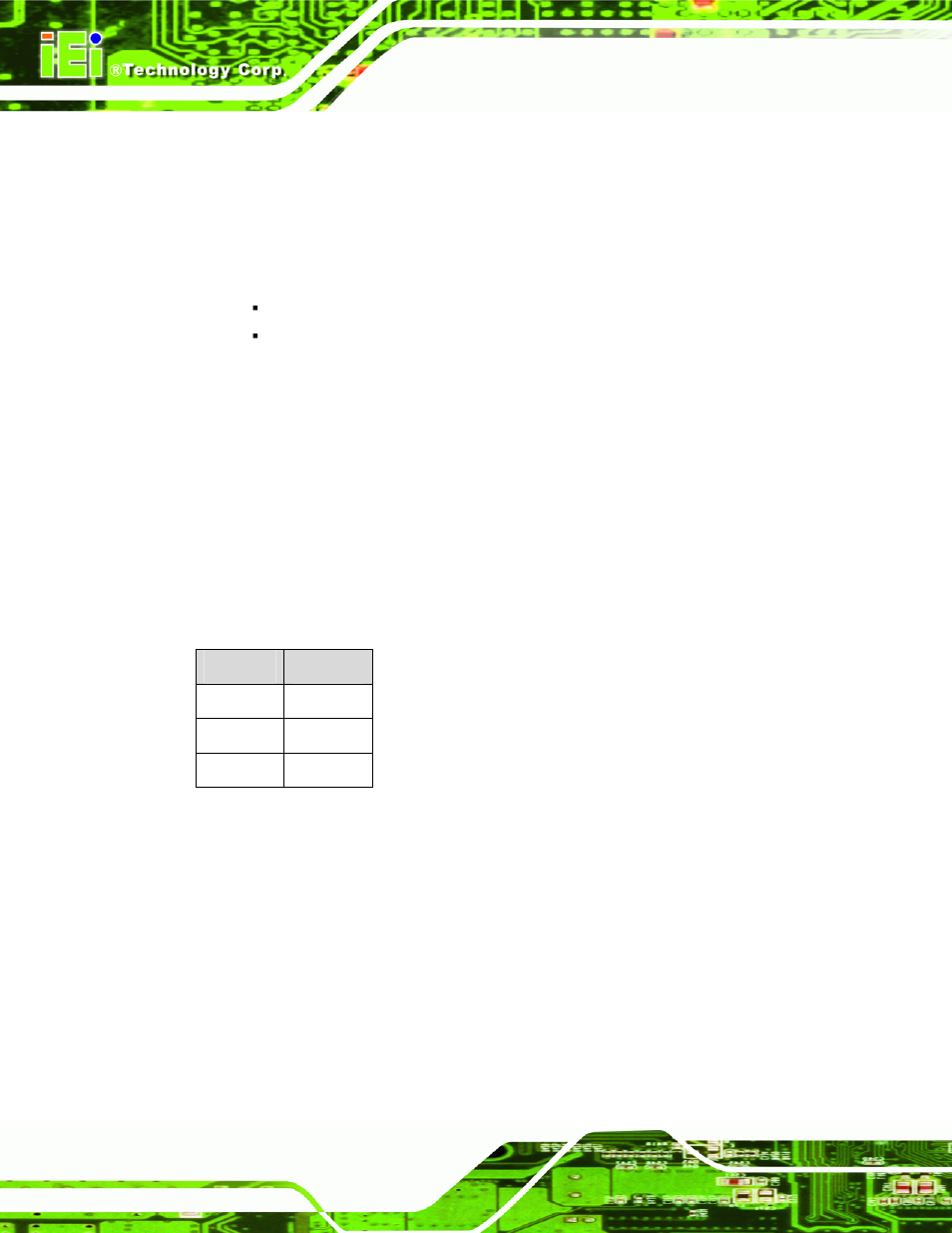 2 operating temperature and temperature control, 3 power consumption, Table 2-6: power consumption | IEI Integration IMBA-9454 v4.02 User Manual | Page 42 / 205
