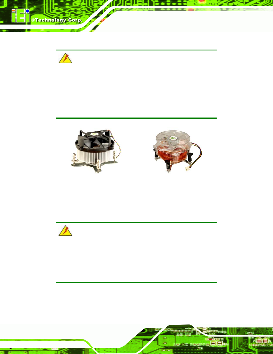 2 lga775 cooling kit installation, Figure 5-5: iei cooling kits | IEI Integration IMBA-9454 v4.02 User Manual | Page 98 / 205