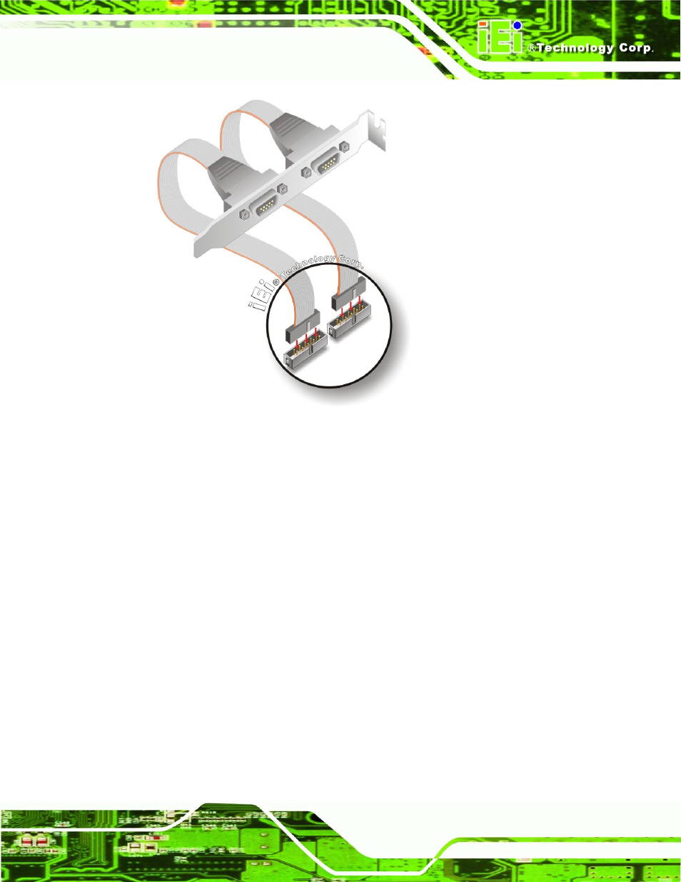 4 single rs-232 cable with slot bracket | IEI Integration IMBA-XQ354 v1.00 User Manual | Page 103 / 244