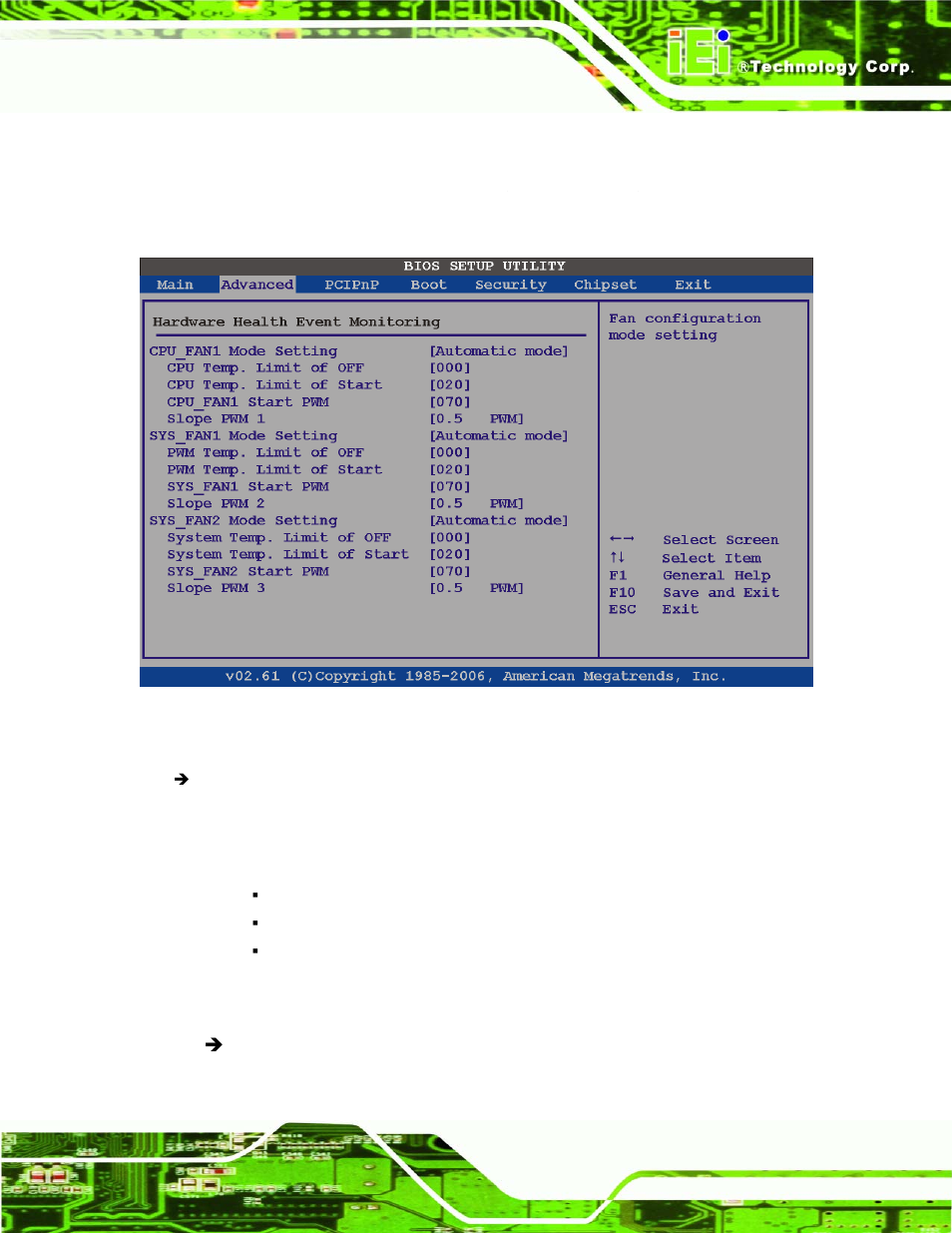 5 hardware health configuration | IEI Integration IMBA-XQ354 v1.00 User Manual | Page 135 / 244