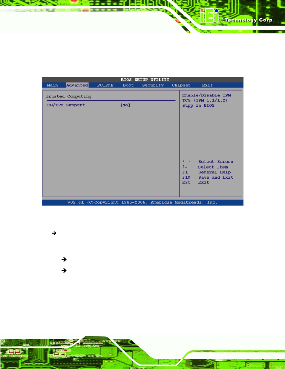 10 trusted computing | IEI Integration IMBA-XQ354 v1.00 User Manual | Page 149 / 244