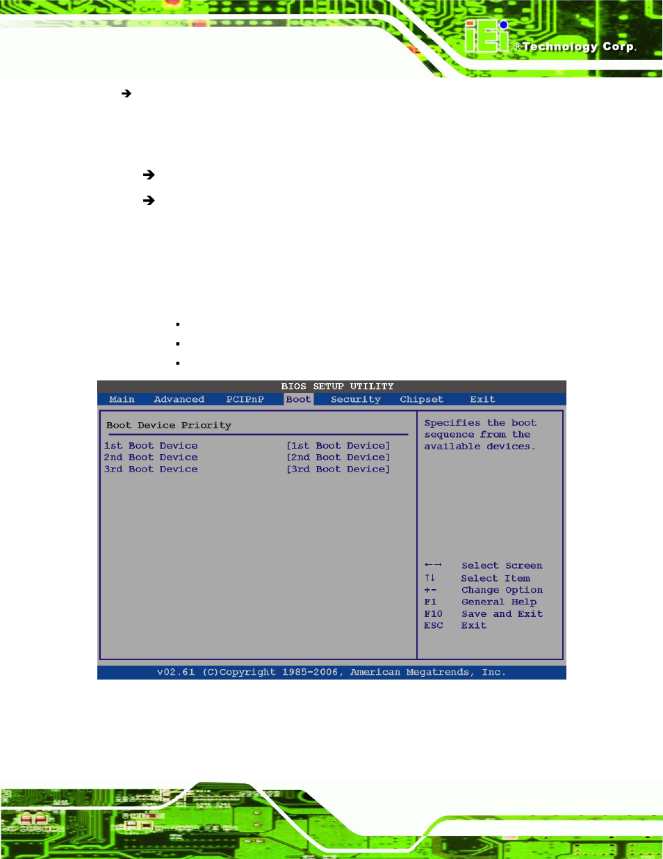 2 boot device priority | IEI Integration IMBA-XQ354 v1.00 User Manual | Page 157 / 244