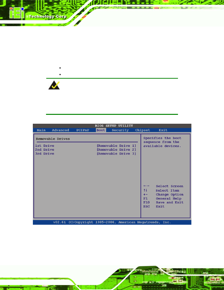 5 removable drives | IEI Integration IMBA-XQ354 v1.00 User Manual | Page 160 / 244