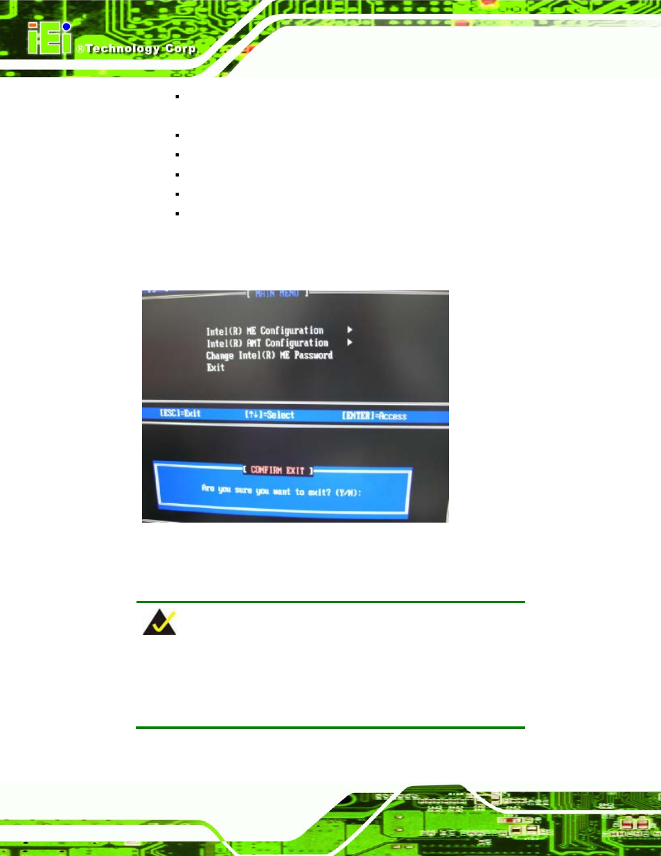 3 using the intel® amt web interface, 3 using the intel, Amt web interface | IEI Integration IMBA-XQ354 v1.00 User Manual | Page 202 / 244