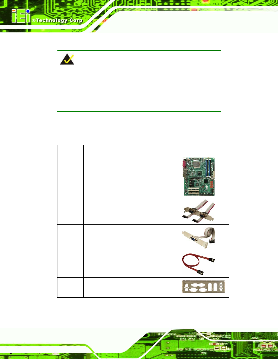 3 unpacking checklist, 1 package contents | IEI Integration IMBA-XQ354 v1.00 User Manual | Page 48 / 244
