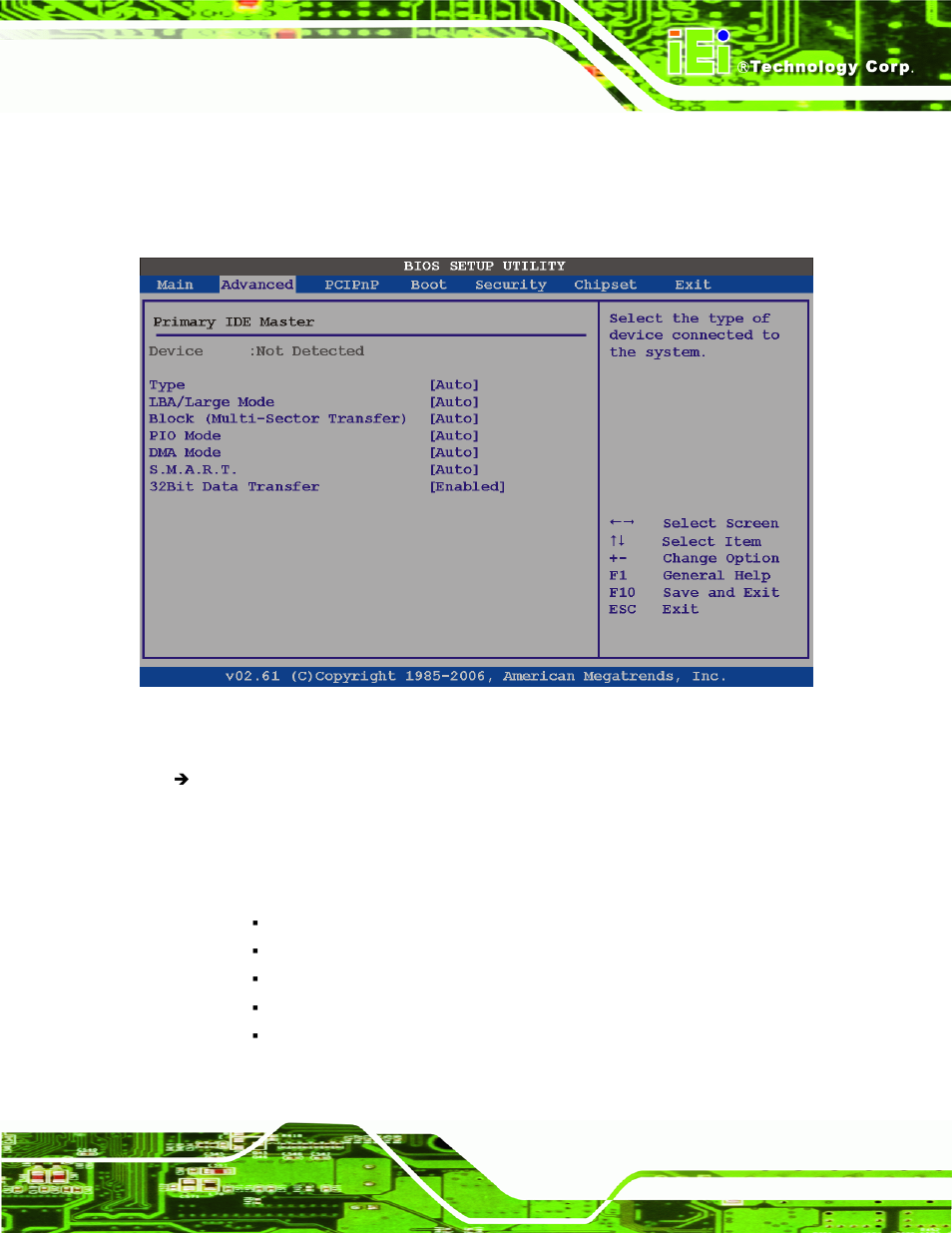 1 ide master, ide slave | IEI Integration IMBA-XQ354 v1.10 User Manual | Page 127 / 245
