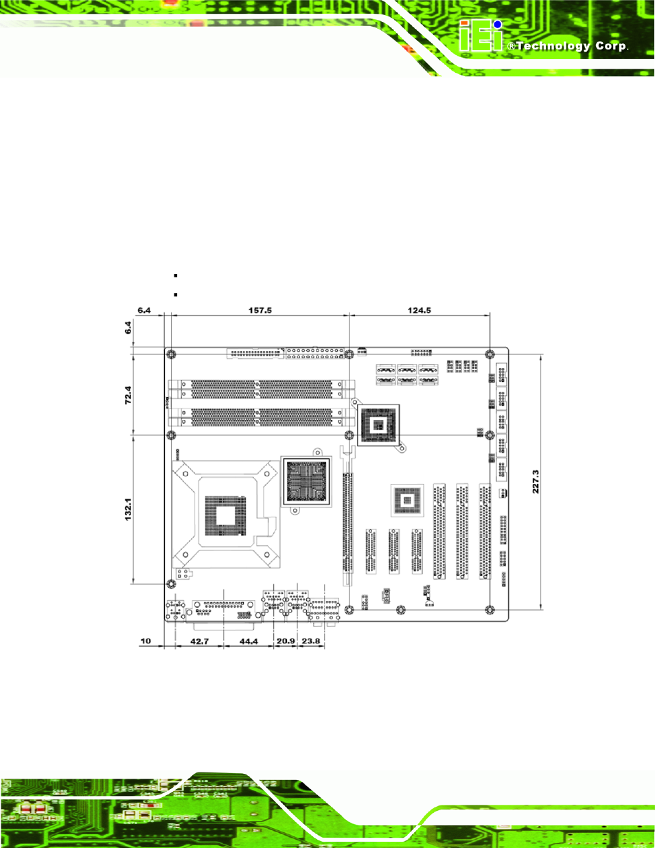 1 overview, 2 dimensions, 1 board dimensions | Verview, Imensions, Figure 2-1: imba-xq354 dimensions (mm) | IEI Integration IMBA-XQ354 v1.10 User Manual | Page 29 / 245