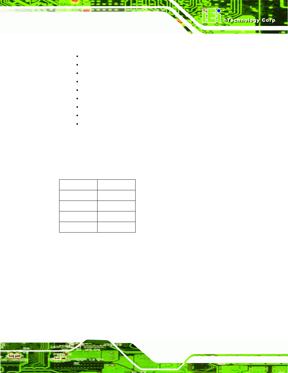 2 power consumption, Table 2-1: power consumption | IEI Integration IMBA-XQ354 v1.10 User Manual | Page 45 / 245