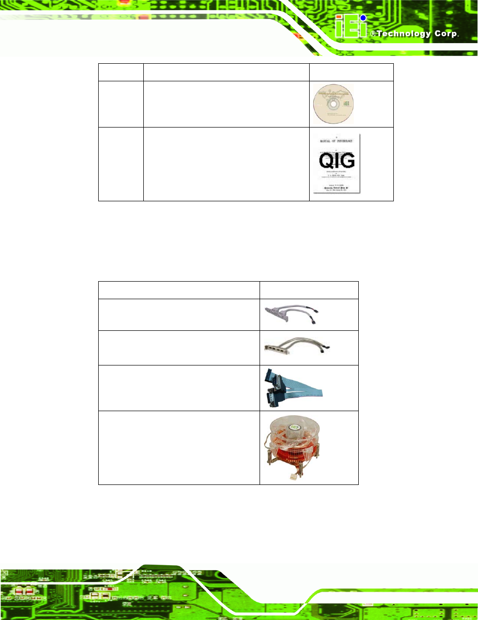 2 optional items, Table 3-1: packing list, Figure 2-6 below | Figure 2-6: ite it8718f | IEI Integration IMBA-XQ354 v1.10 User Manual | Page 49 / 245