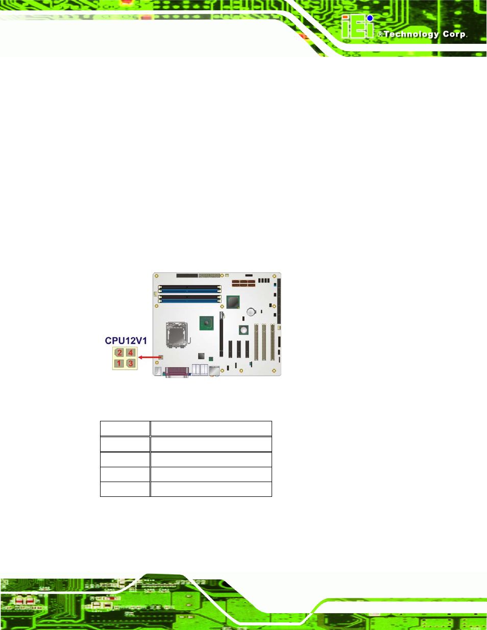 2 internal peripheral connectors, 1 atx cpu power connector, Nternal | Eripheral, Onnectors, Figure 4-2: at power connector location, Table 4-3: atx power connector pinouts, Section 86, 1 imba-xq354 layout, Figure 4-1 shows the on-board perip | IEI Integration IMBA-XQ354 v1.10 User Manual | Page 55 / 245