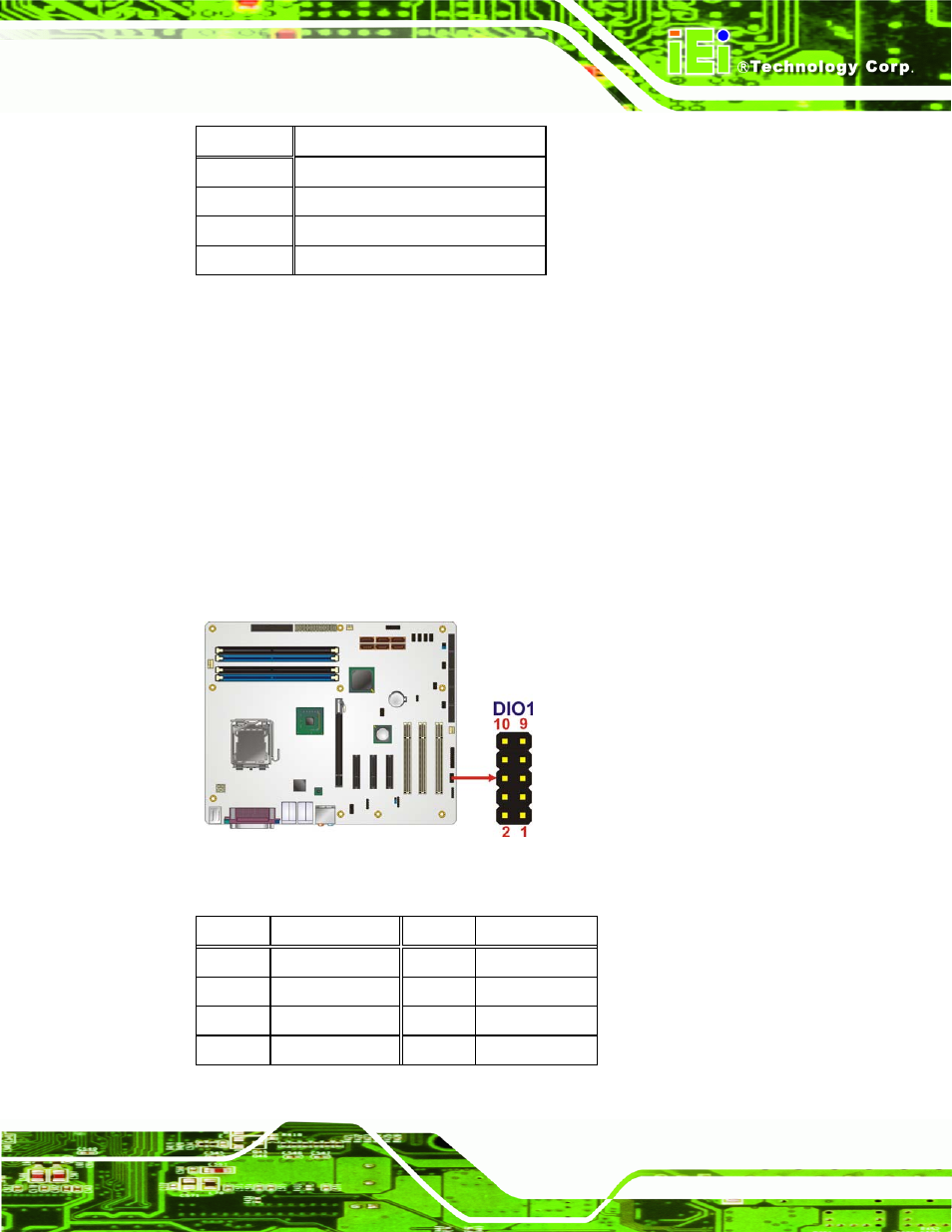 5 digital i/o connector, Figure 4-6: digital i/o connector locations, Table 4-6: audio cd in connector pinouts | IEI Integration IMBA-XQ354 v1.10 User Manual | Page 59 / 245