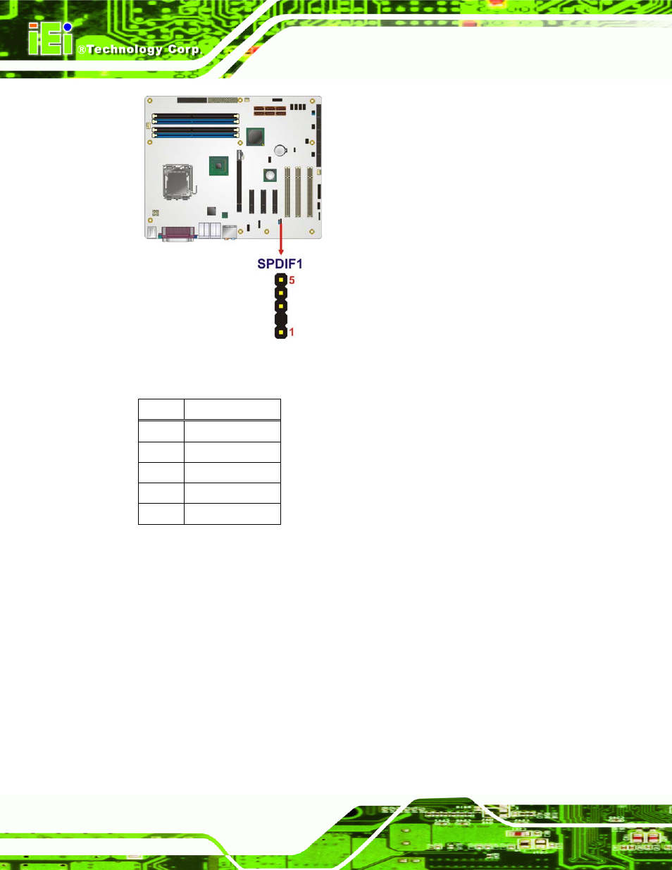 16 serial port connectors, Figure 4-16: spdif connector pinout locations, Table 4-18: spdif connector pinouts | Table 4-8, The cooling fan connecto | IEI Integration IMBA-XQ354 v1.10 User Manual | Page 74 / 245