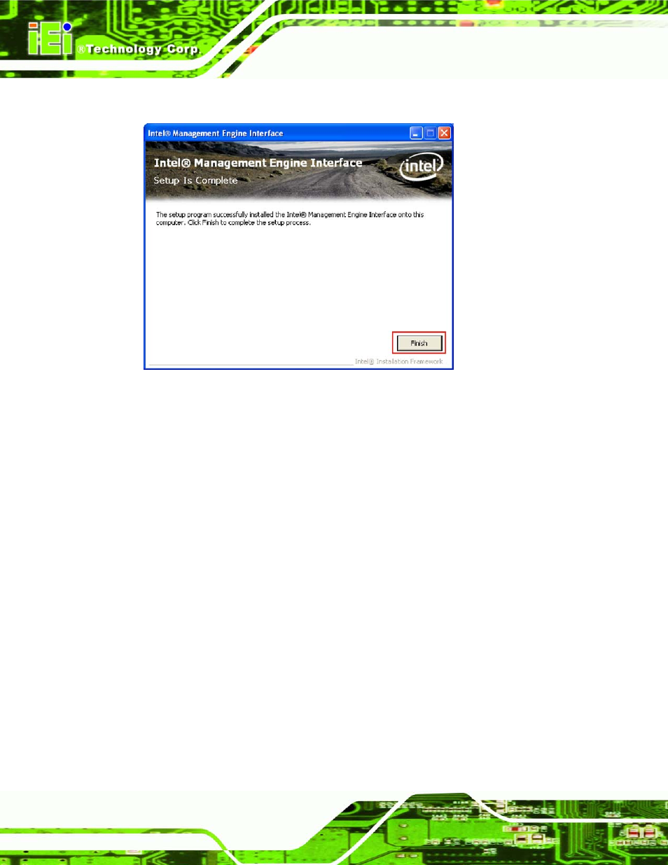 Figure 6-41: completed installation | IEI Integration IMBA-Q454 v1.00 User Manual | Page 166 / 213