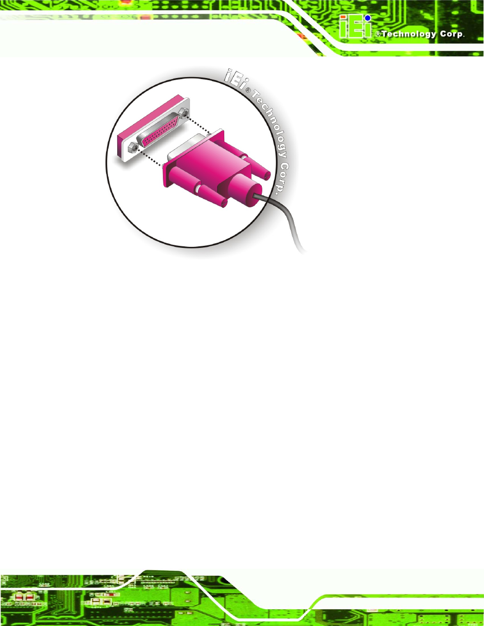 4 serial device, Figure 4-18: parallel device connector | IEI Integration IMBA-Q454 v1.00 User Manual | Page 85 / 213