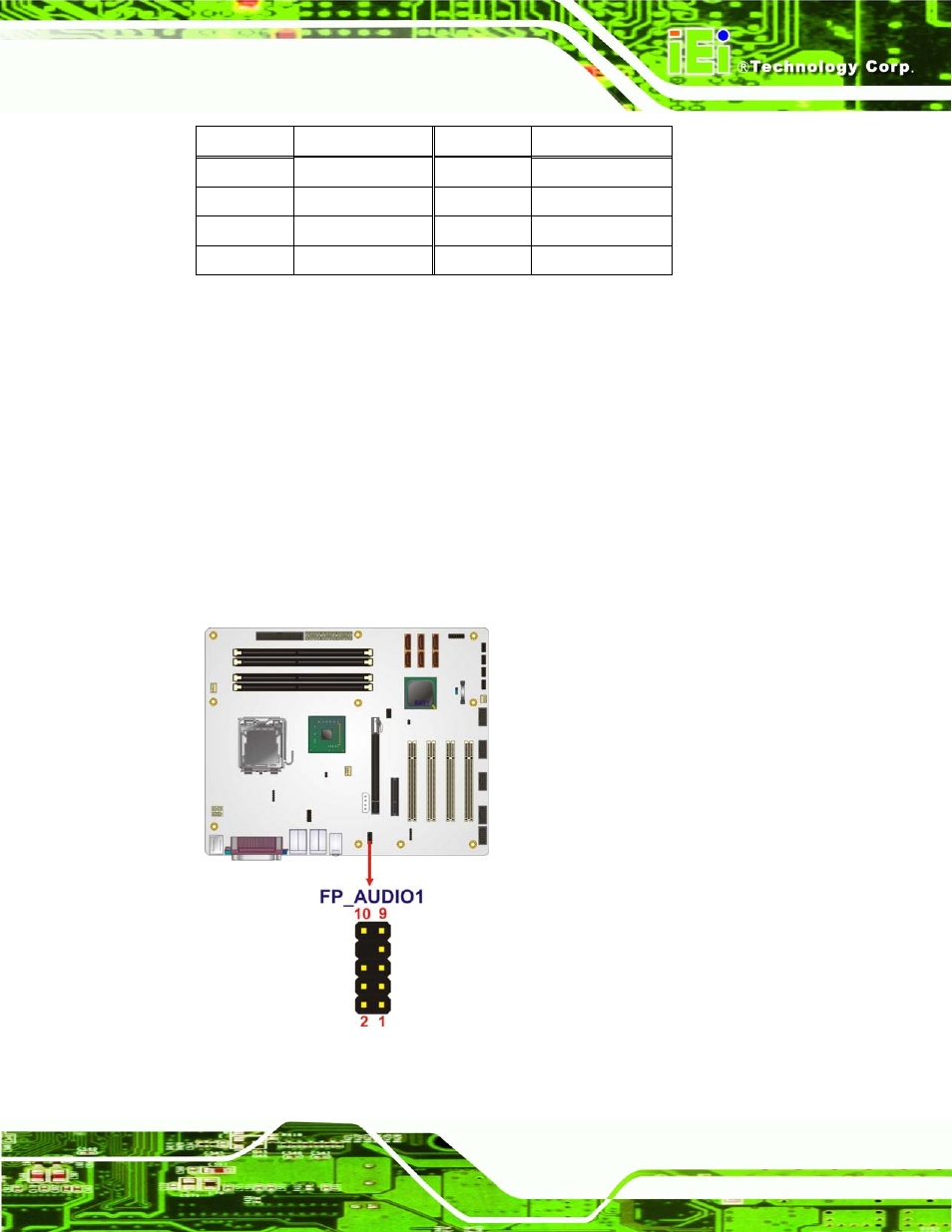 3 audio connector, Figure 3-4: audio connector pinouts, Table 3-4: atx power connector pinouts | IEI Integration IMBA-Q454 v1.01 User Manual | Page 35 / 213