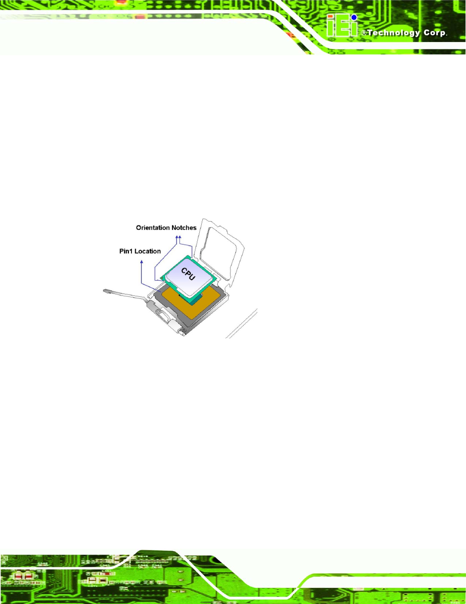 Figure 4-4: insert the socket lga775 cpu | IEI Integration IMBA-Q454 v1.01 User Manual | Page 67 / 213