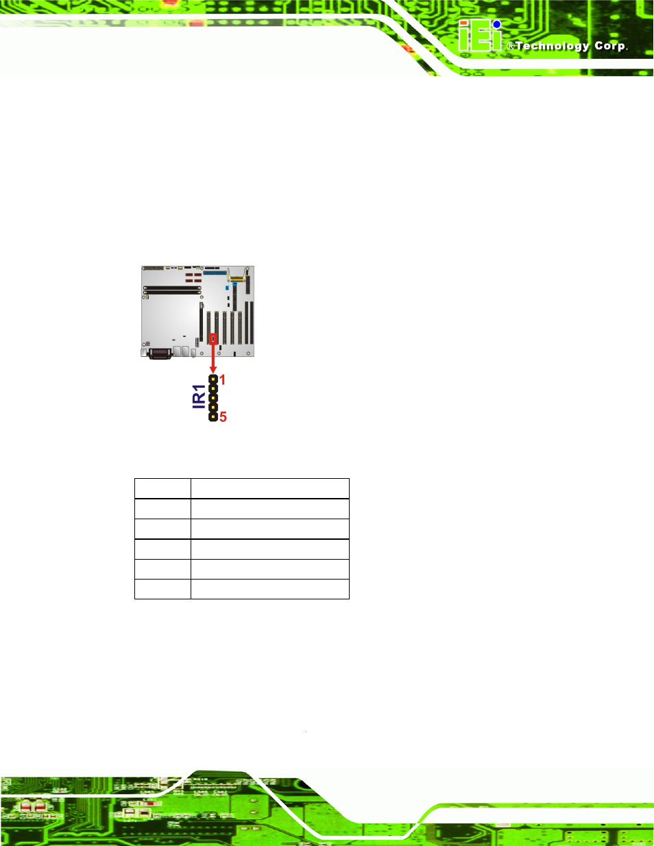 8 infrared interface connector, 9 memory slot | IEI Integration IMBA-G412ISA v1.00 User Manual | Page 38 / 157