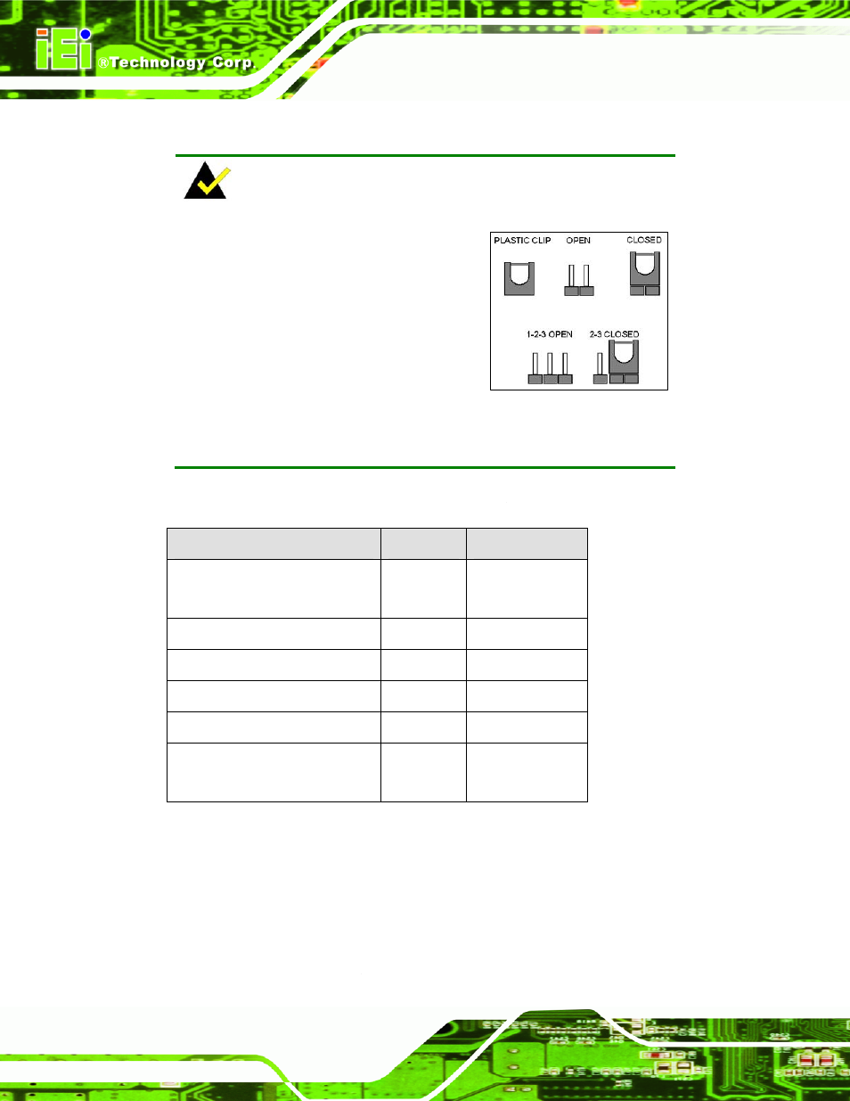 4 jumper settings, 1 at/atx power select jumpers | IEI Integration IMBA-G412ISA v1.00 User Manual | Page 63 / 157