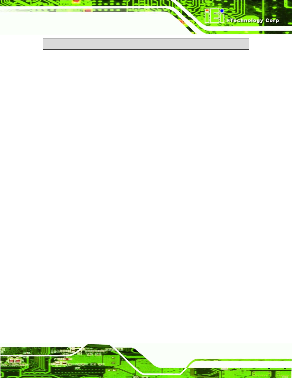 Table 1-1: technical specifications | IEI Integration IMBA-G412ISA v2.00 User Manual | Page 23 / 164