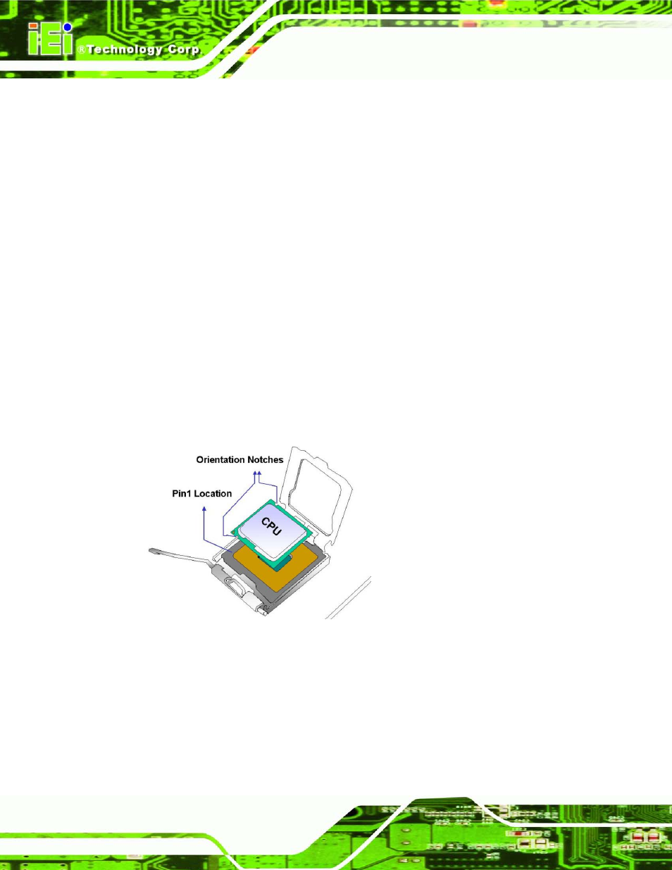 Figure 4-4: insert the socket lga775 cpu | IEI Integration IMBA-G412ISA v2.00 User Manual | Page 60 / 164