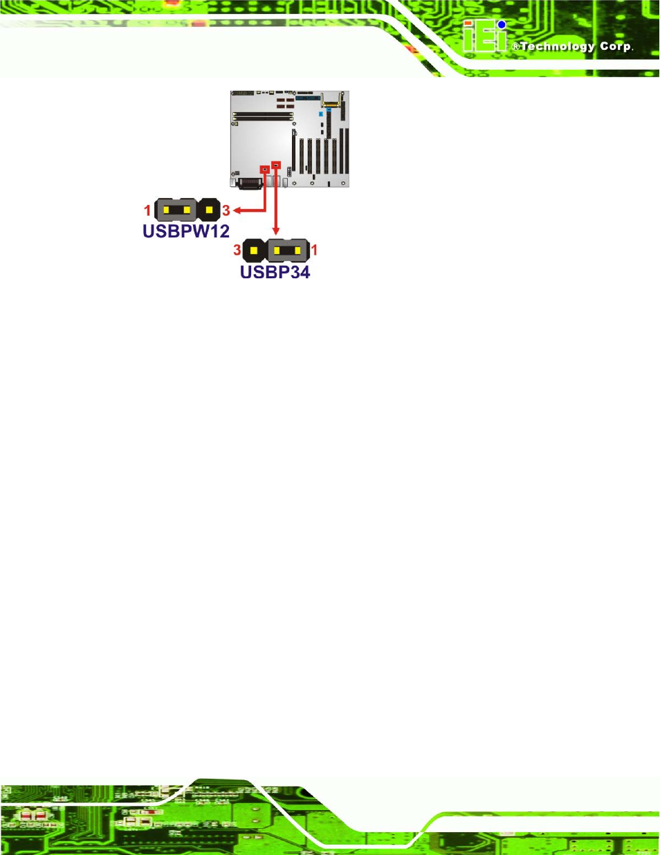 5 internal peripheral device connections, 1 sata drive connection, Nternal | Eripheral, Evice, Onnections, Figure 4-13: usb power select jumper location | IEI Integration IMBA-G412ISA v2.00 User Manual | Page 69 / 164