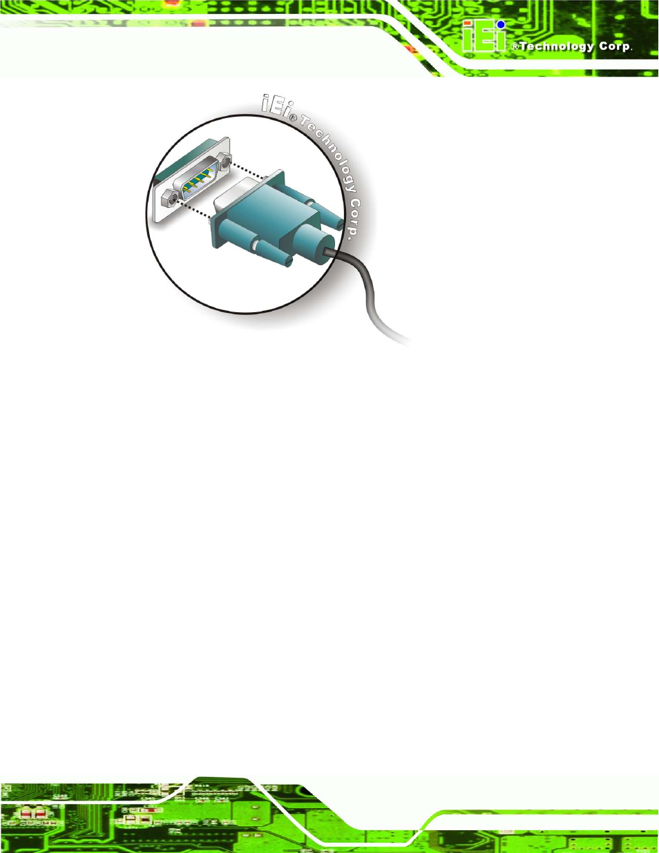 6 usb device connection, Figure 4-21: serial device connector | IEI Integration IMBA-G412ISA v2.00 User Manual | Page 77 / 164