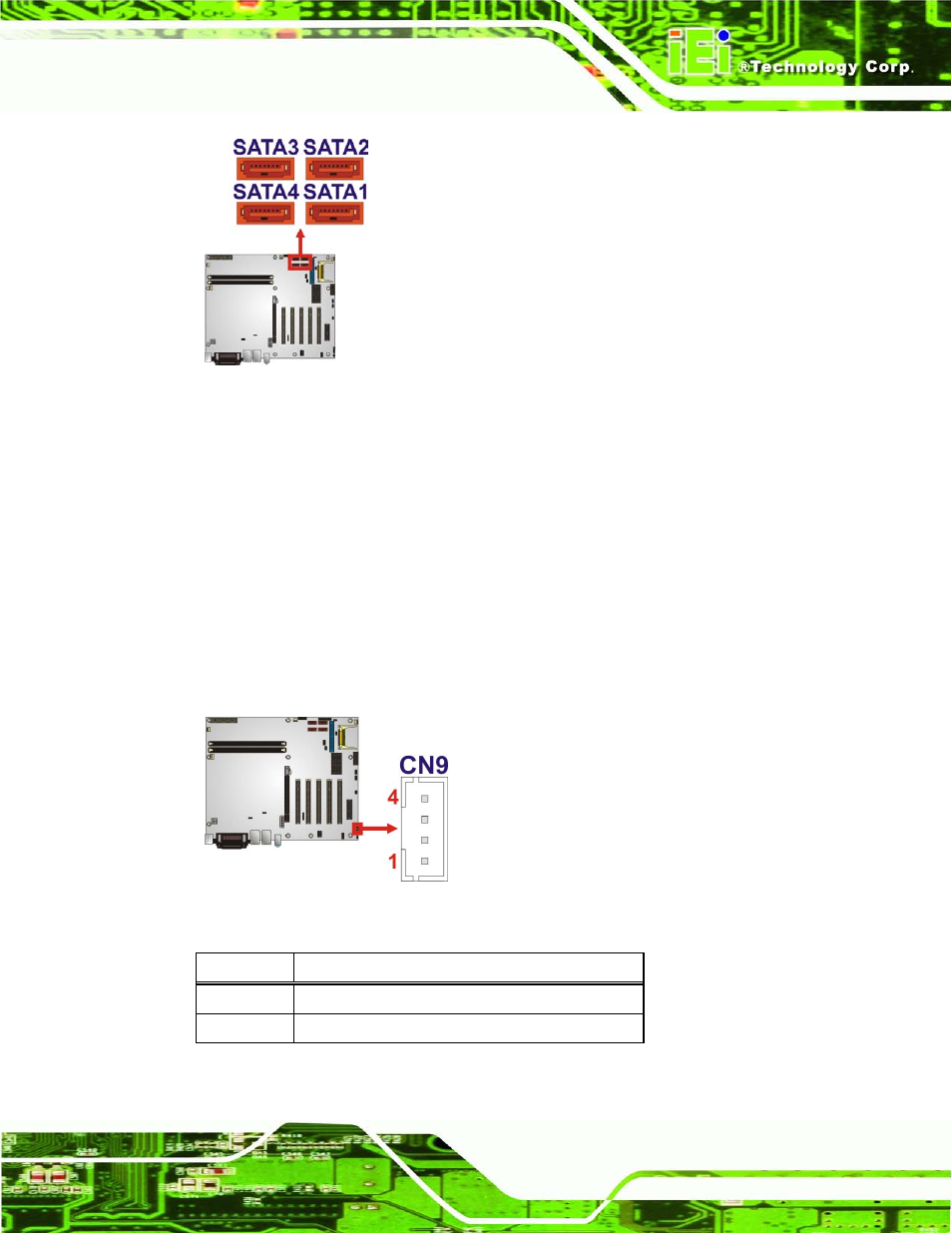 15 smbus connector, Figure 3-15: sata drive connector locations, Figure 3-16: smbus connector location | IEI Integration IMBA-G410 v2.00 User Manual | Page 43 / 165