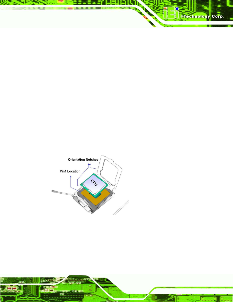 Figure 4-4: insert the socket lga775 cpu | IEI Integration IMBA-G410 v2.00 User Manual | Page 59 / 165