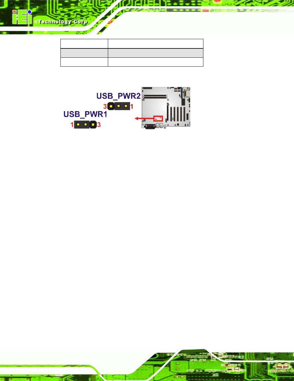 5 internal peripheral device connections, 1 sata drive connection, Nternal | Eripheral, Evice, Onnections, Figure 4-13: usb power select jumper location, Table 4-7: usb power select jumper settings, Ee table 4-7, Ee figure 4-13 | IEI Integration IMBA-G410 v2.00 User Manual | Page 68 / 165