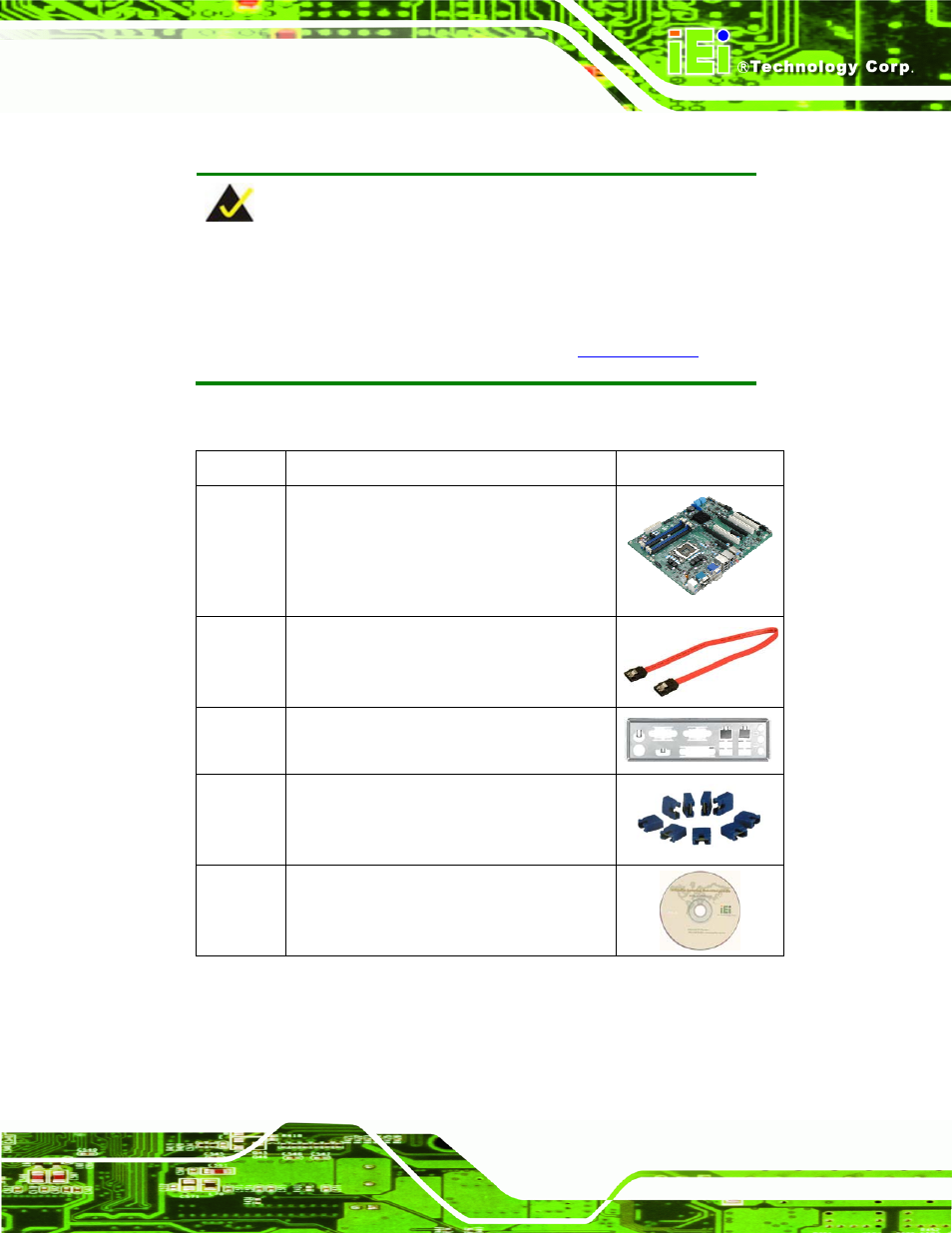 3 packing list, Acking | IEI Integration IMBA-C2060 v1.03 User Manual | Page 27 / 208