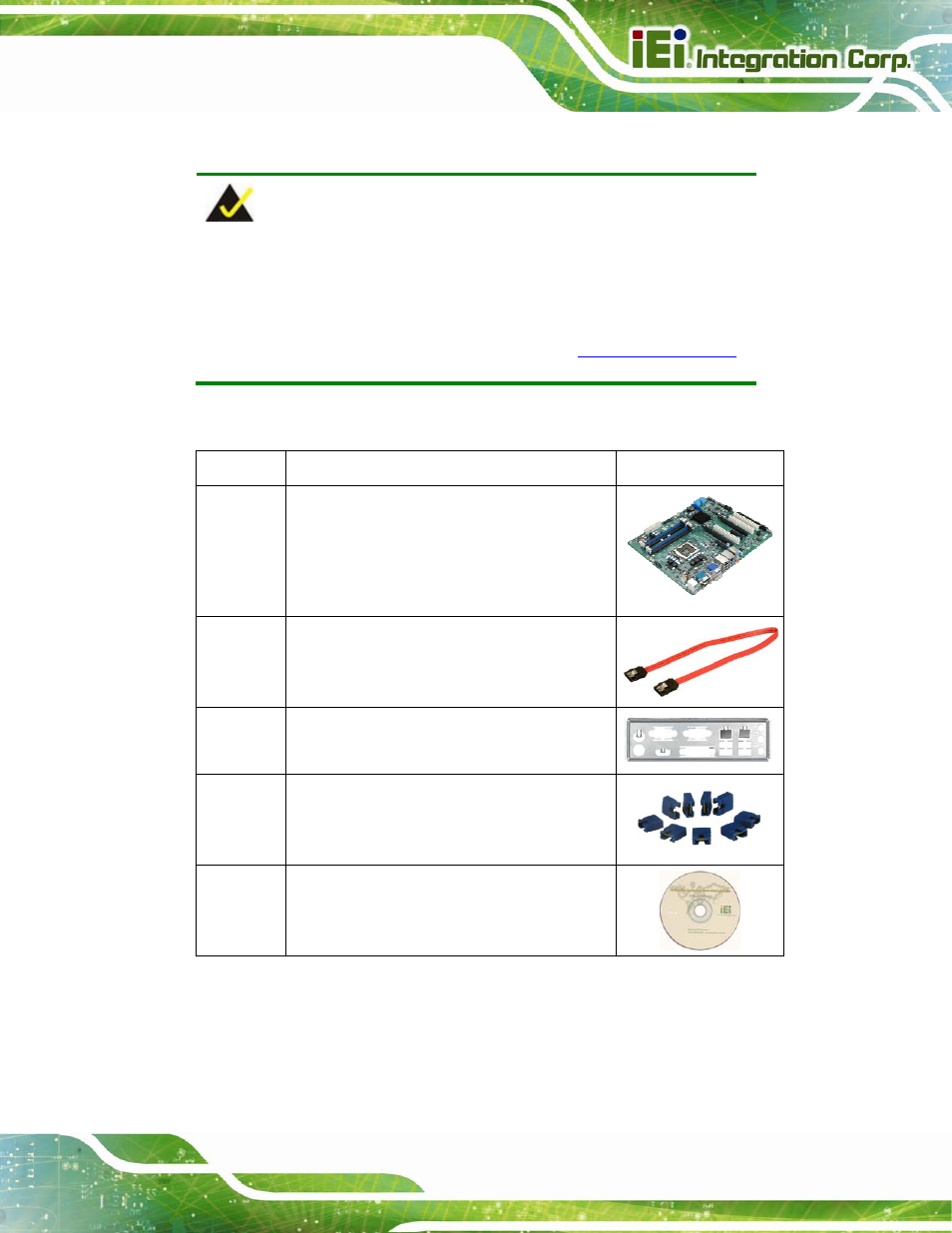 3 packing list, Acking | IEI Integration IMBA-C2060 v2.01 User Manual | Page 27 / 209