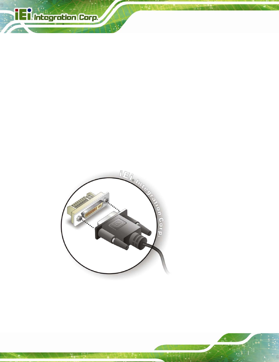 2 dvi display device connection, Figure 4-14: dvi connector | IEI Integration IMBA-C2060 v2.01 User Manual | Page 80 / 209